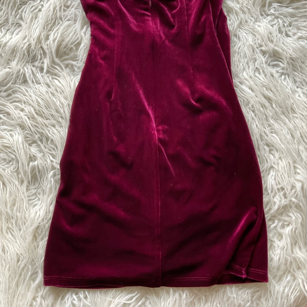 Lovers + Friends Burgundy Mini Dress - Picture 9 of 10